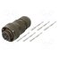 VG95234M-14S-6SN Connector: military; plug; female; PIN: 6; VG95234; 22A; straight v8952M6hLWzMbWtFNisPVD66Y5GFrqJgSzbSYm2oxjI