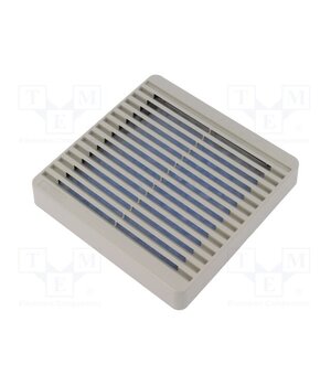 XPFA120CG Guard; plastic; 120x120mm; screw; with filter; beige HHIhxpsHYeAv9lMS3AbfpjLx7bSYzKKlu4Co49GjAYc