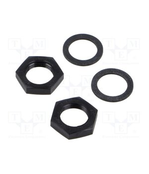 E10023 Nut M12; Thread: M12x1; PBT; 2pcs. f-q39OU3QTIzCwldu-RSeVWZRb60vVoHQwjyqe0aaA8