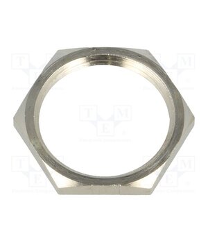 2700 Nut; PG16; brass; 26mm; Thread: PG; Plating: nickel X62GELJXFKaM-V5lndzR7oNtayE21d-EAcaR76mmTQk