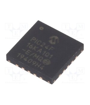 PIC24F16KA101-E/MQ IC: PIC microcontroller; 16kB; 32MHz; I2C,IrDA,PWM,SPI,UART; SMD zyaK0u1UPXqrnT5ObYxpiQ6XjGfIDhgBr2gWQ7BI_SI