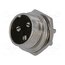 VG04009 Connector: microphone; socket; male; PIN: 3; for panel mounting nwvk0N8xjgVzadccXdzvzEXiYt4gFNVLzneRdQzP4ug
