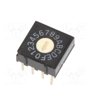 A6R-161RF Encoding switch; HEX/BCD; Pos: 16; THT; Rcont max: 200mΩ; A6R Ry6ipqI4GcOKRo3LQLW_hPfrIT24zo9EGjOyFWT47Jc