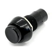 PUSH BUTTON SWITCH ON-OFF, 1A 250VAC round black