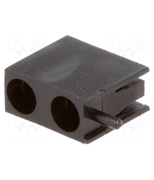 FIX-LEK-307 LED housing; 3mm; polyamide; angular; black; UL94V-2; H: 9.6mm zGb7Epql6fFhMTHcGkSyryNeSCOt0Lu2WOzZLhJ_Bs4