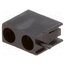 FIX-LEK-307 LED housing; 3mm; polyamide; angular; black; UL94V-2; H: 9.6mm zGb7Epql6fFhMTHcGkSyryNeSCOt0Lu2WOzZLhJ_Bs4