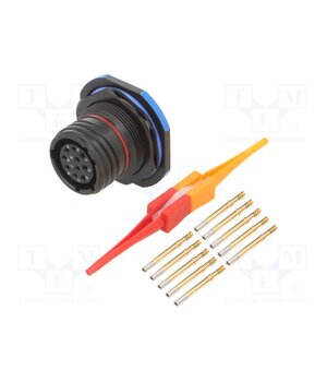 D38999/24ZC98SN Connector: military; socket; female; PIN: 10; straight; crimped hVjwM4bx4UWqdJmErFrW9EDbteVkJKnCgYgl1UZtWcU