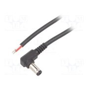 DC.CAB.4201.0200 Cable; 2x0.5mm2; wires,DC 5,5/2,1 plug; angled; black; 2m; Core: Cu 3-Ug7mvYyAbTK2LiO2-iQy1Wl16dVppNdQBiBUgF2YA