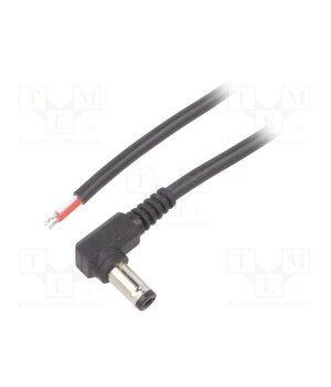 DC.CAB.4201.0200 Cable; 2x0.5mm2; wires,DC 5,5/2,1 plug; angled; black; 2m; Core: Cu 3-Ug7mvYyAbTK2LiO2-iQy1Wl16dVppNdQBiBUgF2YA