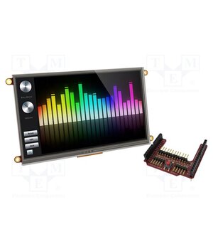 ULCD-70DT-AR Display: TFT; 7"; 800x480; Window dimensions: 154.1x85.9mm; uLCD YkDaJFSd6mKYVdy9R8jKmF01eKlBymfGNnRQTl-STBA