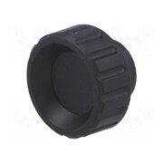 6611 Knob; Ø: 25mm; Int.thread: M5; 6mm; H: 19mm; polyamide; knurled YKgeppCG5xy9q5kVoUBbr-joJIjnu8wvNHszkUO_SNk
