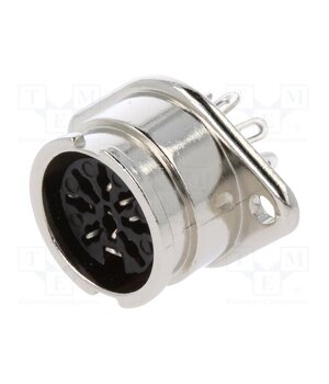 0107 08-1 Connector: DIN; socket; female; PIN: 8; 270°; straight; soldering oI3MoL_NUJr-_wXTvqdzIl1P_qQN6CD7Ypi2FlnjZoQ