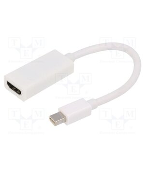 A-MDPM-HDMIF-02-W Adapter; HDMI socket,mini DisplayPort plug; Full HD 1080p Y4gatKWw-s4dSlThQS7K4KuLT7ug_WROuuBG4VV7vdg