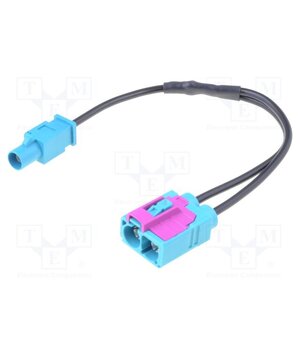 A9663-2 Cable; 0.2m; Fakra double socket,Fakra plug; straight; Fakra B3QZbnSRoW710pvpkiSr_ghZW88J1oGM0T8xtoZU78w