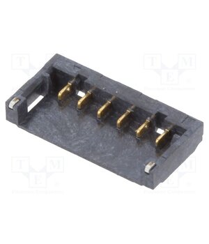 12SH-A4-06-GS-SMT-BK Connector: wire-board; socket; male; PIN: 6; 2A; 50V; vertical; SMT vtsL4pc9-s5lgpib1YlfxNGWOtyfy5C_mMt8AL-aOEw