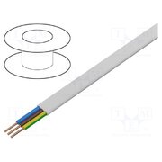YDYP-3X2.5 Wire; YDY; 3G2.5mm2; flat; wire; Cu; PVC; white; 450V,750V; 100m A15NNYa2JEN_mgLrYcjN8csAUFJFozmxD22bRfnY4n8