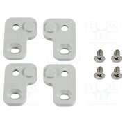 1554FT-XY Wall mounting element; polycarbonate; 4pcs. 8IXBBN4MnbbYcGKOSbpSSAm9maaIR8Ns9x3O3-YQBU4