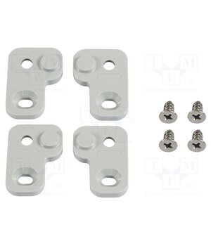 1554FT-XY Wall mounting element; polycarbonate; 4pcs. 8IXBBN4MnbbYcGKOSbpSSAm9maaIR8Ns9x3O3-YQBU4