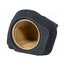 FBAUDI09 Car loudspeaker enclosure; MDF; black melange; 250mm; Audi; 15l 2rxQYugGQFZrSPI6ROtUncsWb5NY9SUIJxZGaHm5sfM