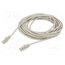 KABSI AL-OEM-302 Patch cord; RJ45 plug,both sides; U/UTP; 5e; CCA; 3m; grey; 26AWG RmEE0KhoT20J4oQ9GfJUk7VdXi_cap9m5912OoxiDBc