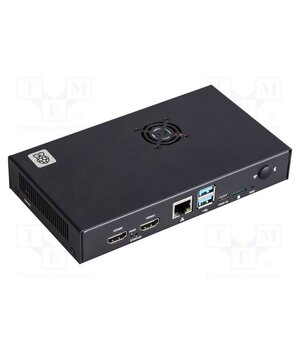 RASPBERRY PI COMPUTE MODULE 5 IO CASE Accessories: case; Colour: black; Enclos.mat: metal F1NLfc2yr8T_iYqFQesIF9EnxentCS9yot1HjqmhXaw