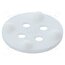 118-055 Spacer sleeve; LED; Øout: 6.2mm; L: 1.4mm; white; Holes pitch: 2.5mm AXH9Vwiv1qH0zJUgOrZnuD-GKv7EupwuDmhB8apo_S8