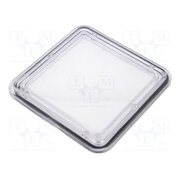 4.423.001 Inspection windows; polycarbonate; 117.5x117.5x9mm; IP65 ZSewXTtxIErXwxN_Pt3TPeeY8PQYy7qY2myJHmUcoKU