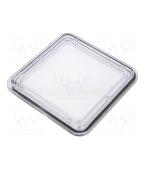 4.423.001 Inspection windows; polycarbonate; 117.5x117.5x9mm; IP65 ZSewXTtxIErXwxN_Pt3TPeeY8PQYy7qY2myJHmUcoKU