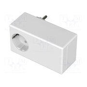 SE 432 DE - 9016 Enclosure: for power supplies; X: 65mm; Y: 120mm; Z: 50mm; white Lk1eBzPRxuPcR0dN0lGtCRjI39HHBaLMLAupKXjQU0I