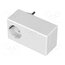 SE 432 DE - 9016 Enclosure: for power supplies; X: 65mm; Y: 120mm; Z: 50mm; white Lk1eBzPRxuPcR0dN0lGtCRjI39HHBaLMLAupKXjQU0I