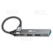 4-portu USB koncentrators USB3.2- Ctype -> 3x USB A + USB-C tips, 5 Gbit/s, 0,1 m

 AKOM19GB.jpg