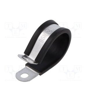 166-50604 Fixing clamp; ØBundle : 25mm; W: 12.7mm; steel; Cover material: PVC THWd9UDPJ6F24DEJj9tcBT6o1v_FogcqplNMJA6wwuQ