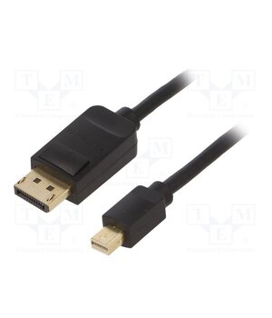 HAABH Cable; DisplayPort plug,mini DisplayPort plug; PVC; Len: 2m l3vmp_p9IX1d7kenhGPSuXduVzYYJc0C09tCQwdz4Ag