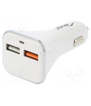 AK-CH-08 USB power supply; USB A socket x2; Sup.volt: 12÷24VDC; white H3wRCi4-h_wCKWQ3Yi76B87DpYLba2_N4_SoTdof-Os