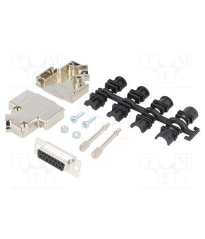 6355-0009-12 Connector: D-Sub; PIN: 15; plug; female; soldering; for cable; black wScDsm-Mx7SXOjHPiJ-T80btvGUzQMiPjhciLvg8kKY