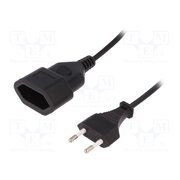 CP124 Extension lead; Sockets: 1; black; 3m uk4P-Vni8JN5XzfokvqewUcN9MUq4B1yWrnwCbte7pY