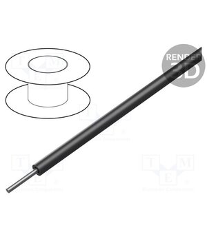 2855/1 BK005 Wire; HookUp Wire; 22AWG; wire; Cu; PTFE; black; 600V; 30.5m; 100ft IlgZeFucssawNDJcsSDZawd_z8cMSZdSukEhVZtONfw