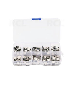 USB 3.1 Type-C ligzdas komplekts, 10 veidi × 10 gab. (100 gab.)

 CLI84X.jpg