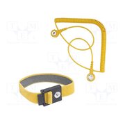 9-341 Wristband; ESD; yellow; 2.4m; Equipment: wristbands,spiral cable hEf1-QiSPp6Vj-eGv19BTITwvh_sdQ-dS0gz4VFkOGo