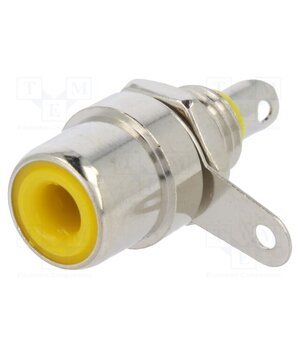 599 Connector: RCA; socket; female; straight; soldering; brass tbtRSpCnkIOTVuTCKDjsYauC5Uz9o_vXreHFAMkefI0