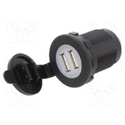 A13-194B2-BB3 USB power supply; USB A socket x2; Sup.volt: 12÷24VDC; 5V/2.4A gVF4cNruKnH3K1mU80-Xev18b5qjZh9C1jbc-jaHjfk