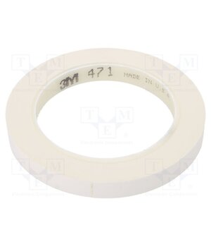 471-12-33/WH Tape: marking; white; L: 33m; W: 12mm; Thk: 0.13mm; 2.5N/cm; 130% o0tnPoGSOX195oHpJOMI2IzXw98yMzydVzhcHzvnIrM