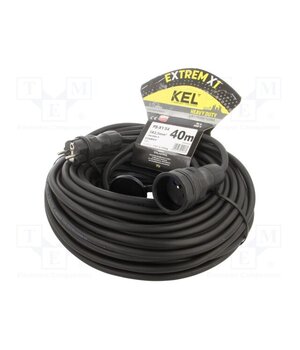W-99202 Extension lead; 3x2.5mm2; Sockets: 1; rubber; black; 40m; 16A cXIOEDtuOmnndTYDnswTRhhE7d89u2I3s6E08dMmXfI