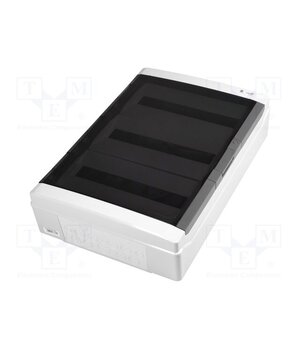 1608-01 Enclosure: for modular components; IP65; light grey; ABS; 400V rRoGkOjK3vblYwES7qVjP2Tf-x98AlscHytluIC5PUA
