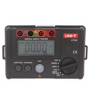 UT522 Meter: grounding resistance; LCD; 10mΩ÷40Ω,400Ω,4kΩ; Illumin: yes q_z9WjIhSiTx071Qmz8Z1opiOZpyHytlV3E1JdgL2S4