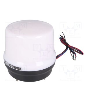 QMCL100-BZ-24 Signaller: lighting-sound; 24VDC; buzzer,continuous light; LED 01cF3dEor8nT8gbAxIZOy47raVubC90p7NXNtNKZ0L0
