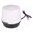 QMCL100-BZ-24 Signaller: lighting-sound; 24VDC; buzzer,continuous light; LED 01cF3dEor8nT8gbAxIZOy47raVubC90p7NXNtNKZ0L0