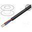 H03VV-F/2X1.50BK Wire; H03VV-F,OMY; 2x1.5mm2; round; stranded; Cu; PVC; black; 300V 4kAVmfz2Q6sk1OaYNifW4LMVOisg53VJQmlJ-lECR6I