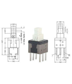 IESLĒGŠANAS-IZSLĒGŠANAS SLĒDZIS 8x8 mm l=2x3 mm, 0,1 A / 30 VDC

 CPR100_b.jpg