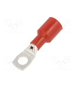 BM00644 Tip: ring tube; M10; Ø: 10.5mm; 25mm2; crimped; for cable; insulated MBvJ0lFyi_sdFchVxRToUG3mgIDLGDu1BAUgfaB352U